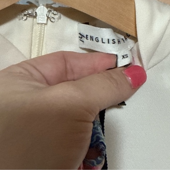 NWT - Tuckernuck English Factory Mock Neck Sleeveless Shift Dress - Size XS - Picture 10 of 10